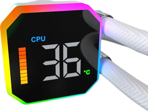 СВО MONTECH HyperFlow Digital 360 White (HYPERFLOW DIGITAL 360 (W)) - фото 5