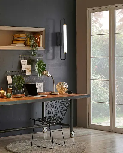 Бра, настінний світильник Goldlux 333995 Felicja LED 1x14W 4000K 2200Lm IP20 чорний - фото 3