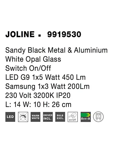 Світильник Nova Luce Joline 9919530 - фото 7