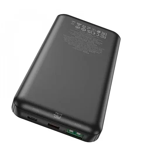 Портативний акумулятор Hoco J102 Cool figure (10000mAh) зі швидким заряджанням чорний - фото 4