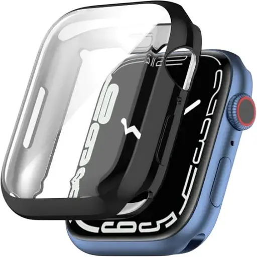 Чохол-накладка DK Silicone Face Case для Apple Watch 41mm (black)