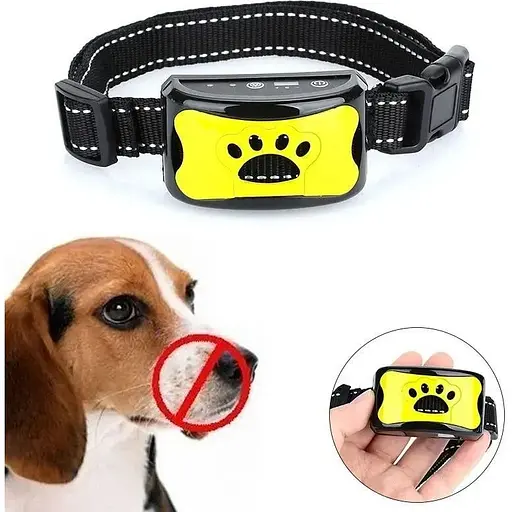 Нашийник Pecute Y-7 для маленьких собак жовтий - фото 5