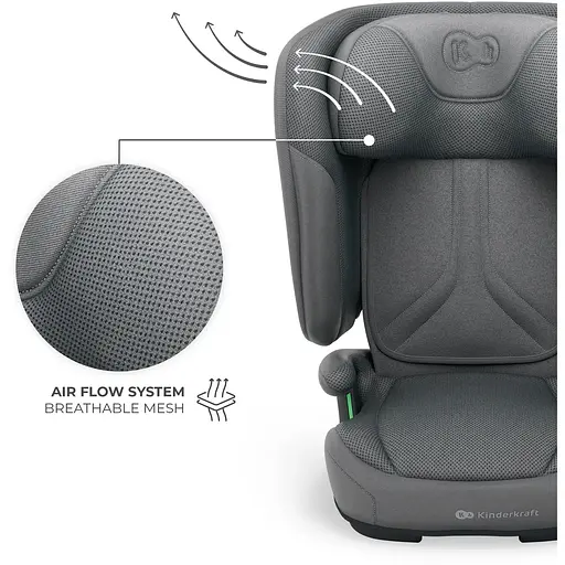 Автокресло Kinderkraft Unity 2 i-Size Grey (KCUNIT02GRY0000) - фото 12