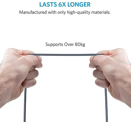 Кабель Anker Powerline Select + Lightning - 1.8 м Black (6595749) - фото 2