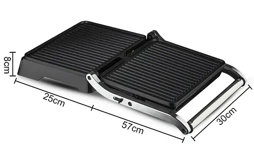 Прижимной контактный гриль RAF R.542 с антипригарным покрытием 2000 Вт - фото 5