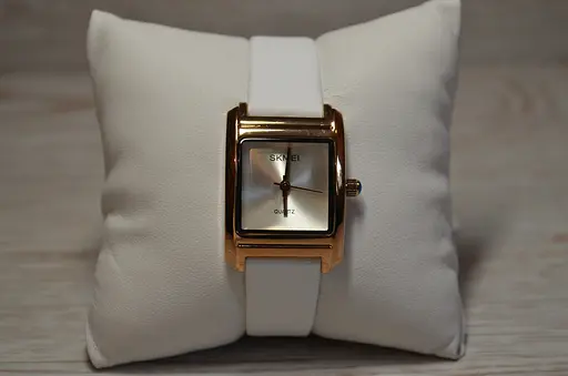 Женские классические часы Skmei 1432 (Белые) - фото 5