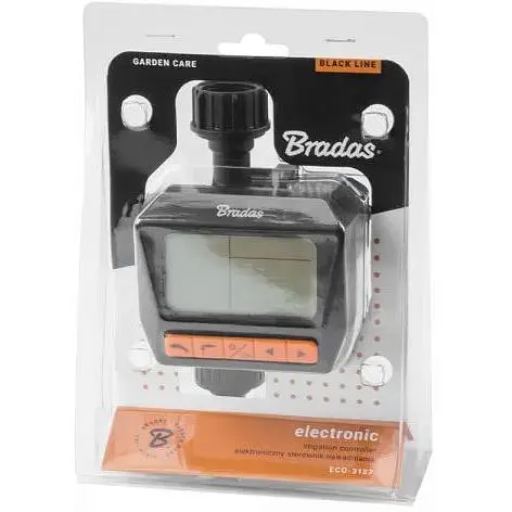 Контролер поливу електронний Bradas BLACK LINE однозонний ECO-3137 - фото 1