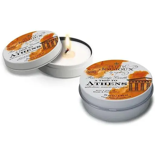 Масажна свічка Petits Joujoux - Athens - Musk and Patchouli (43 мл) - фото 2