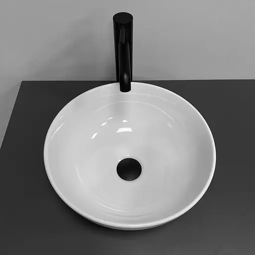 Умивальник VBI Amalfi white glossy накладний VBI-013402, Білий - фото 2