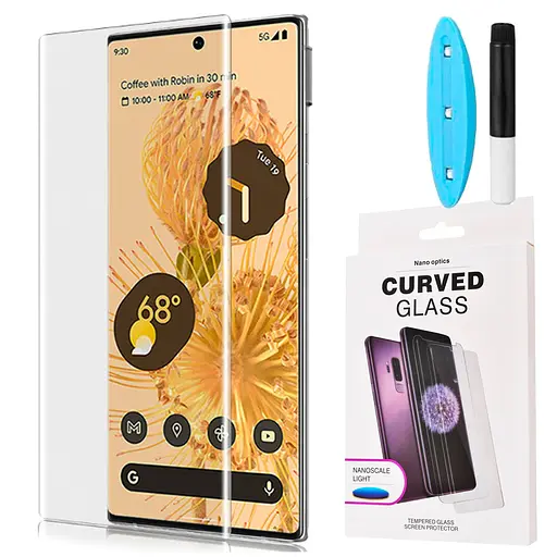 Захисне скло DK для Google Pixel 6 Pro UV Curved 015840 clear 2 шт. - фото 3