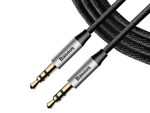 Кабель AUX Baseus Yiven Audio Cable M30 1.5 м черный (CAM30-CS1) - фото 2