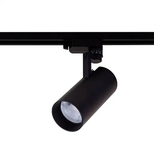 Трековий Світильник MJ-Light 8830-3T 20W BK 3000K - фото 1