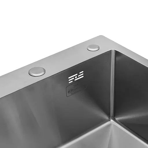 Кухонная мойка Kroner KRP Gebürstet - 4545HM (3.0/1.0 мм) CV033855, Нержавеющая сталь - фото 7