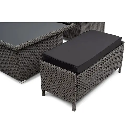 Садовая мебель Di Volio Festa графитовая/серая - фото 4