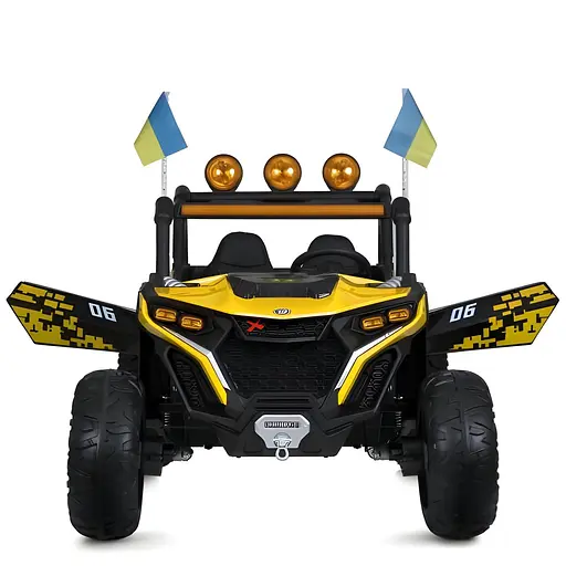 Електромобіль дитячий Bambi M 6019EBLR-6 Джип на 4 мотори та MP3 музикою - фото 9
