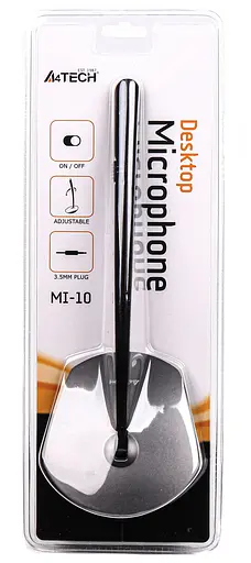 Микрофон A4Tech MI-10 настильний (MI-10 (Grey)) - фото 4