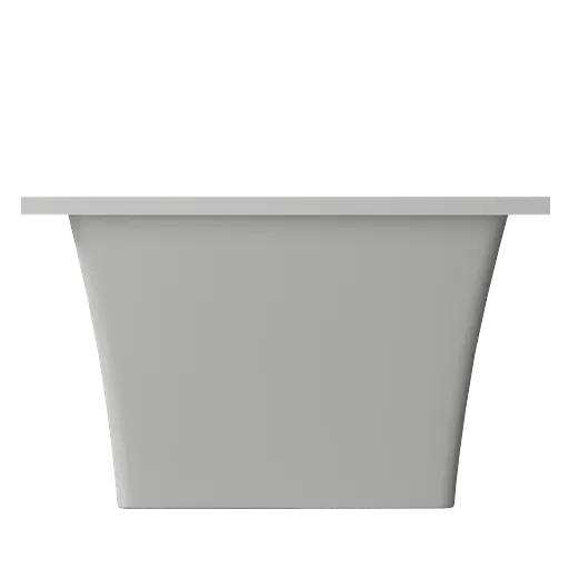 Ванна отдельностоящая матовая Amdcon Tytul 185x85 из литого камня TYTUL_185_MAT Белый матовый - фото 9