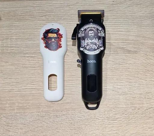 Машинка для стрижки Hoco HP20 (Акумуляторна, LCD-дисплей, Регулювання ножа) - фото 4