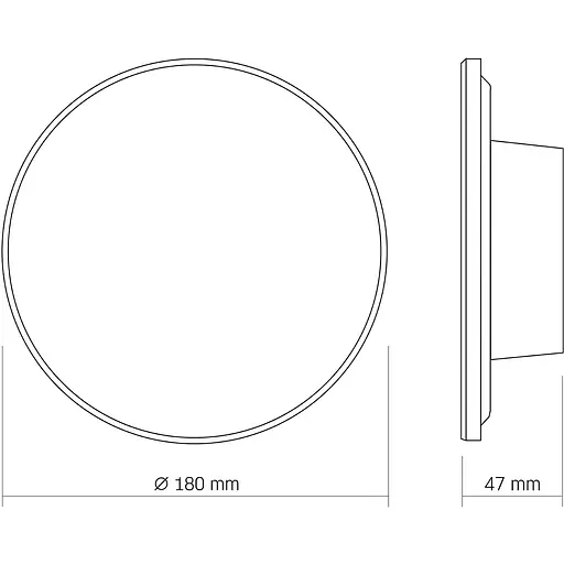 Світильник LED Videx WL03 настінний IP65, 12W 3000K-4000K-6500K Black (VL-WL03-12CB) - фото 4