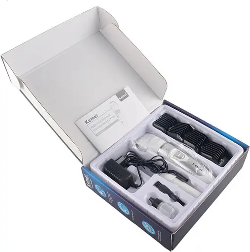 Машинка для стрижки волос Kemei Km-6688 универсальная - фото 9