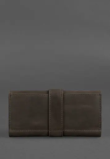 Шкіряне портмоне 3.0 темно-коричневе - фото 5
