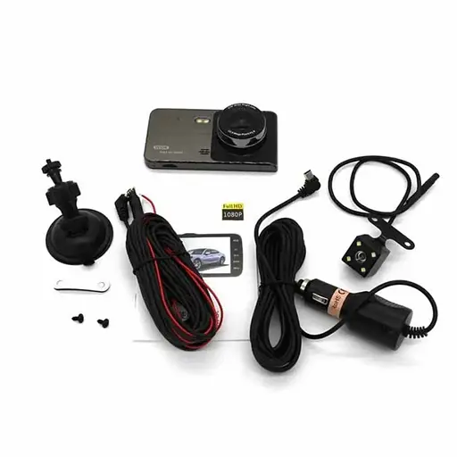 Автомобильный видеорегистратор DVR T-712TP (2 камеры) Full HD - фото 6