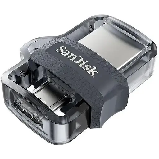 Flash-накопитель 2 в 1 - SanDisk Ultra Dual Drive OTG M3.0 256Gb (150Mb/s) - фото 1