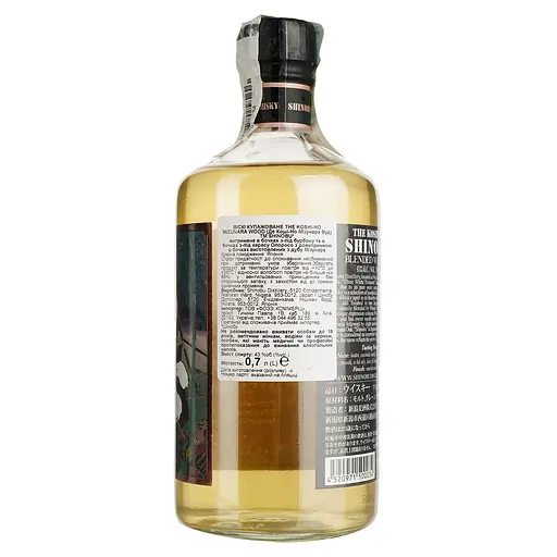 Віскі Shinobu Pure Malt 43% 0.7 л в подарунковій упаковці - фото 4