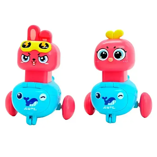 Машина с заводным механизмом, подвижные элементы, свисток. - фото 5