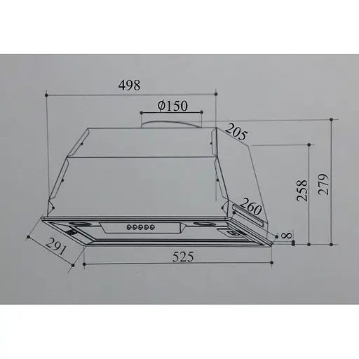 Витяжка INTERLINE SMART BK A/60/T - фото 2