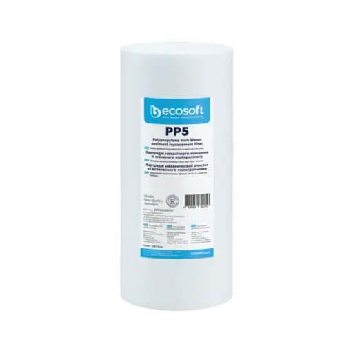 Картридж зі спіненого поліпропілену Ecosoft 4,5"x10" 5 мкм