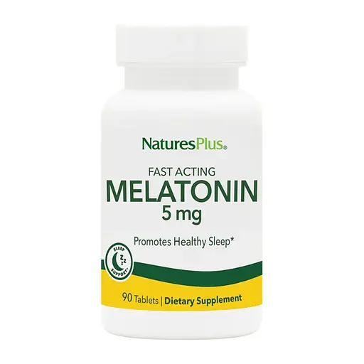 Мелатонін NaturesPlus Fast Acting Melatonin 5 mg 90 tabs (1086-2023-10-3241)