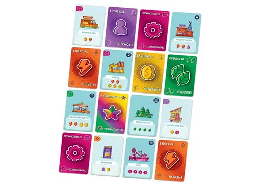 Настольная игра Games 7 Days Карточный Город (Point City) (укр.) (PCT01UA) - фото 2