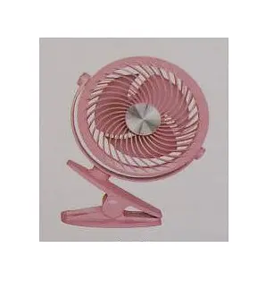Портативный мини вентилятор YASE YS-2260 настольный прищепка работа от USB Розовый - фото 3