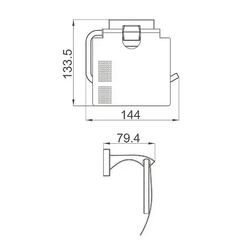Бумагодержатель Gappo G0703-9 - фото 2