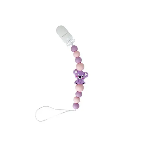 Цепочка для пустышки "Коала" MGZ-0521(Violet) силиконовая