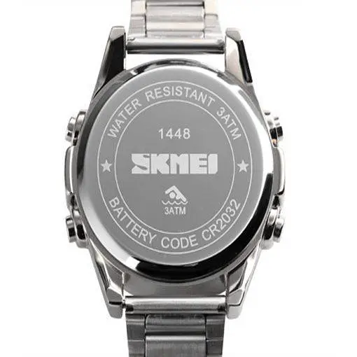 Наручний чоловічий годинник Skmei 1448 Indigo Сріблястий - фото 3