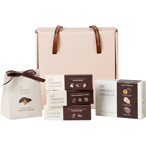 Солодкий подарунок Львівська майстерня шоколаду Шоколадні історії 314 г - фото 1
