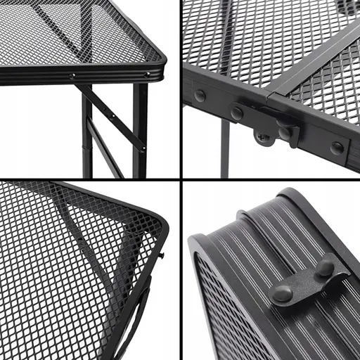 Туристичний стіл Chomik Garden Line Tourist складаний чорний - фото 9