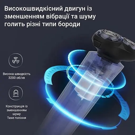 Электробритва ShowSee F302-BK Black - фото 9