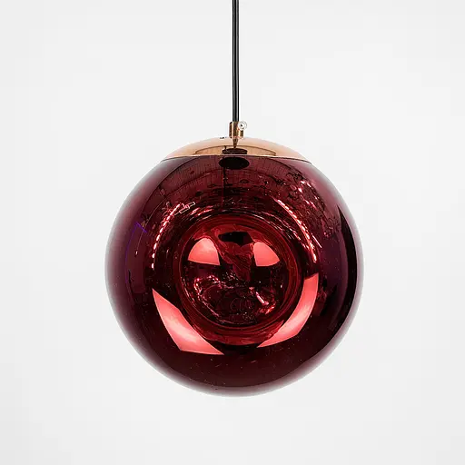 Серія підвісних світильників з глянцевим плафоном з мідним напиленням | Line F | Арт. 0685 Rose Gold - фото 3