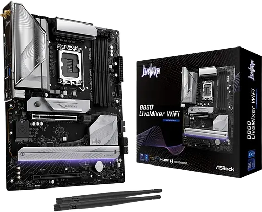 Материнська плата ASRock B860 LiveMixer Wi-Fi LGA 1851 (B860 LiveMixer WiFi)