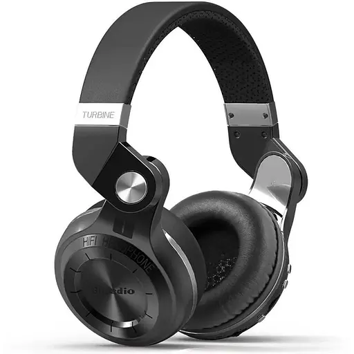 Навушники Bluedio T2 Plus з вбудованим радіо Bluetooth бездротові чорні