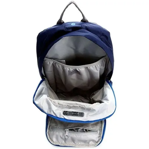 Рюкзак антикрадій Pacsafe Venturesafe 15 л G3 Backpack темно-синій (60540639) - фото 6