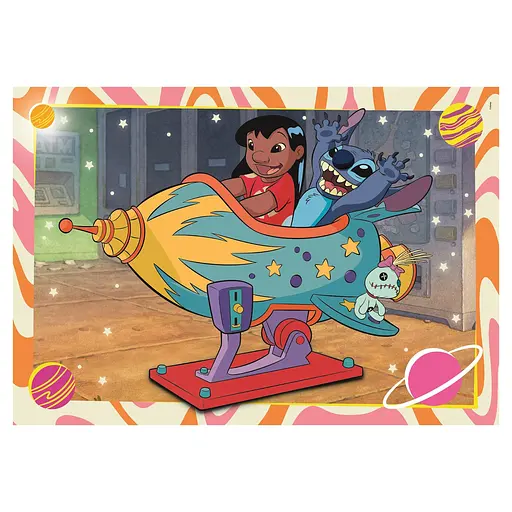  Пазл 2 в 1 Clementoni Stitch: 2 шт. по 60 елементів (24822) - фото 2