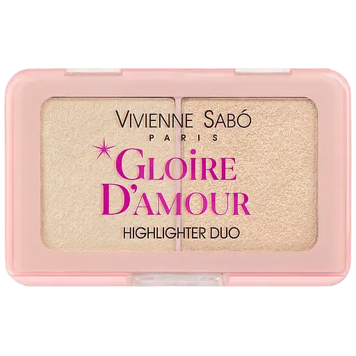 Палетка хайлайтеров Vivienne Sabo Gloire d'amour №01, 6 г (8000019110830) - фото 2