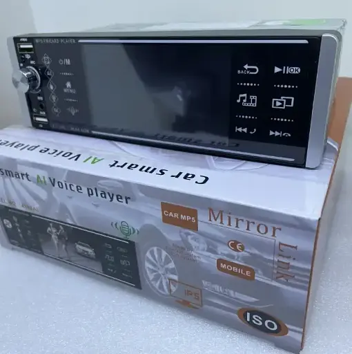 Автомобільна магнітола 1din Lesko 4168 AI mp3 мультимедійна з екраном Чорна - фото 6