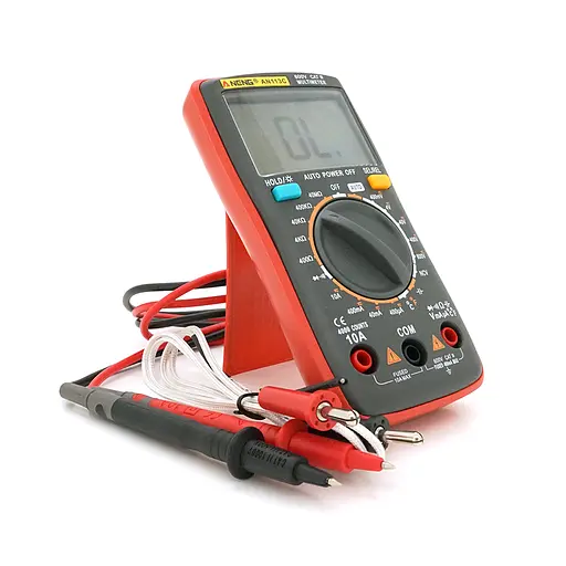 Мультиметр ANENG AN113C, вимірювання: V, A, R, T, C - фото 1