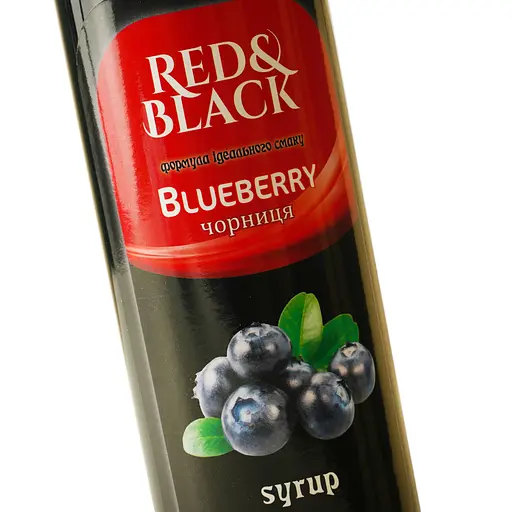 Сироп Red&Black Черника 0.7 л - фото 5