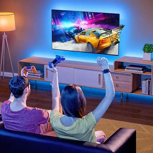 Світлодіодна стрічка Lucienstar Led Neon Rope Lights - 5M Flexible Led Neon Rope Lights Control з пультом дистанційного керування - фото 3